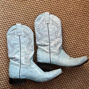 Blue/aqua cowboy boots - Size 10 women’s